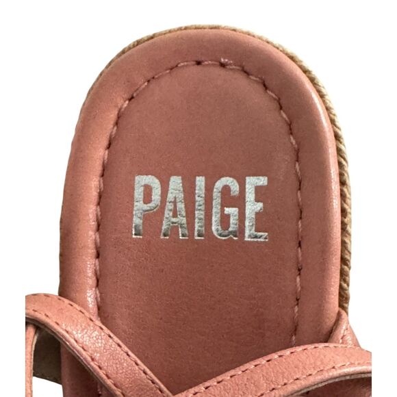 Paige Women's Jamie Platform Espadrille Sandal Pink Size 9 - Picture 9 of 10